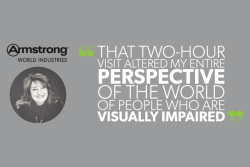 Armstrong Title Image "That two-hour visit altered my entire perspective of the world of people who are visually impaired"