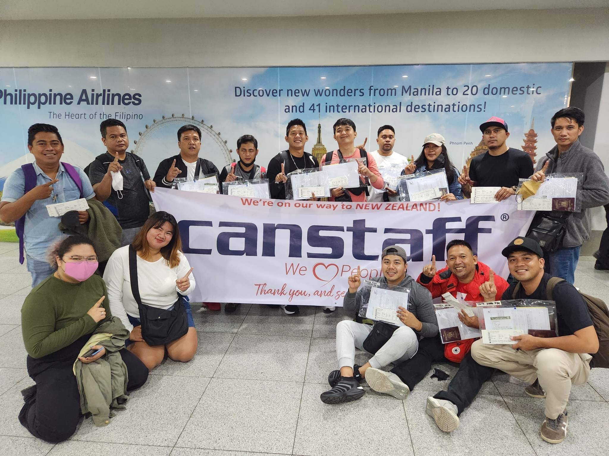 Canstaff Butchers leaving Manila Airport destined for New Zealand